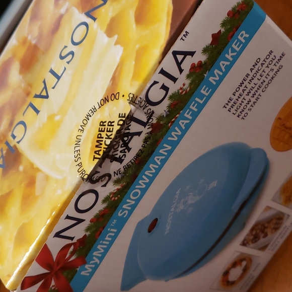 NIB - MyMini Snowman Waffle Maker - Picture 6 of 8